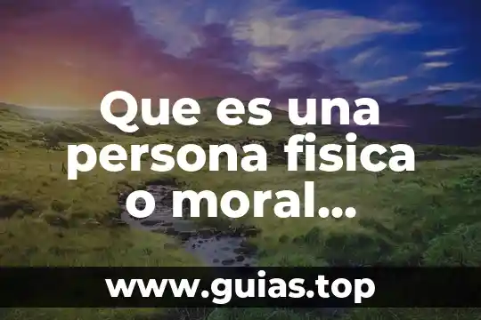 Firma electronica sat persona moral que es 6 Que es una persona fisica o moral profeco