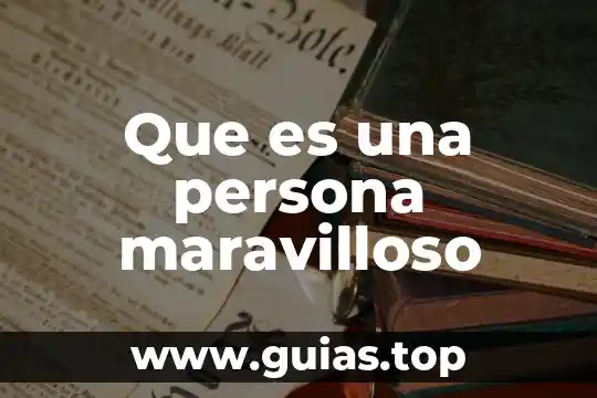 Que es el principio de pro persona 7 Que es una persona maravilloso