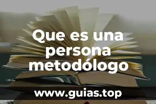 Que es una persona sangre liviana 5 Que es una persona metodólogo