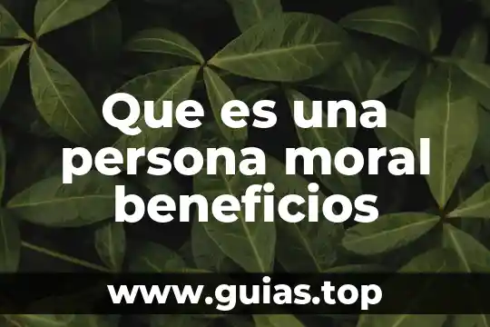 Que es un conflicto moral ejemplos 3 Que es una persona moral beneficios