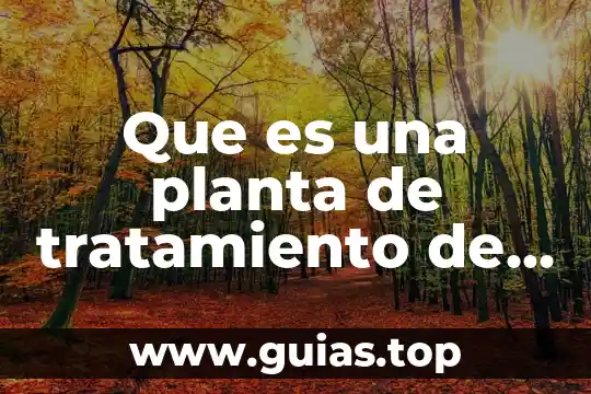 Que es una veda de agua de agua potable 7 Que es una planta de tratamiento de agua potable