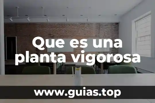 Que es un embrion en una planta 3 Que es una planta vigorosa