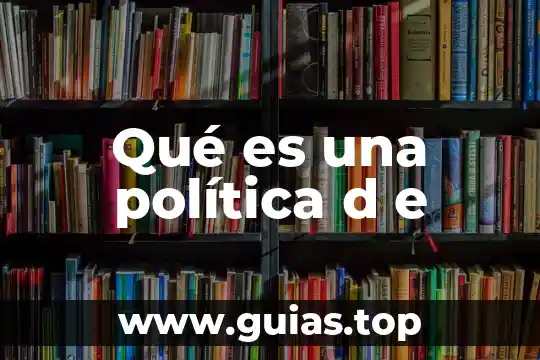 Que es proceso de perforacion d pozos de agua 5 Qué es una política d e