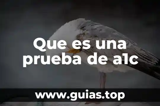 Que es bueno para arralar la sangre 3 Que es una prueba de a1c