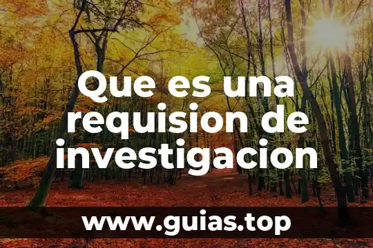 Que es la justicia en metodologia de la investigacion 6 Que es una requision de investigacion