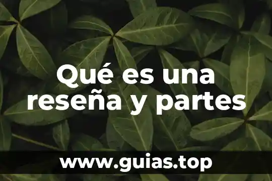 Partes del poema que es métrica 4 Qué es una reseña y partes