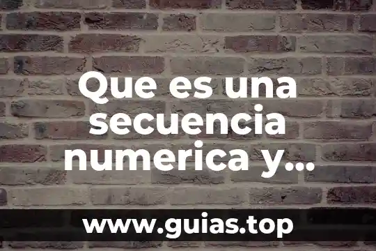 Que es el desarrollo de una figura geometrica 5 Que es una secuencia numerica y geometrica