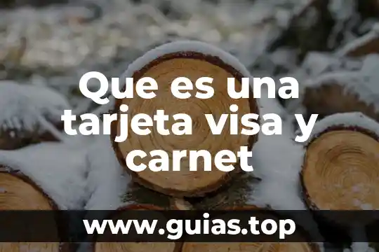 Que es la tarjeta visa entropay 5 Que es una tarjeta visa y carnet