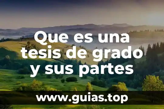 Que es una tesis aislada unam 3 Que es una tesis de grado y sus partes