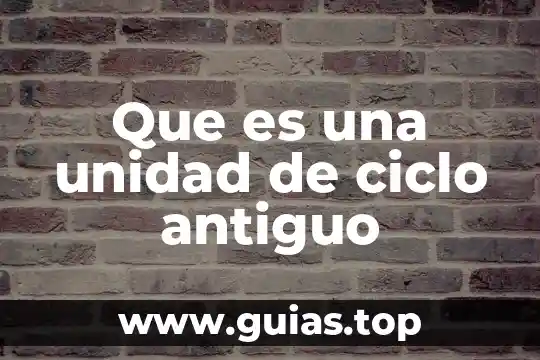 Que es el aviso de alta del trabajador 5 Que es una unidad de ciclo antiguo