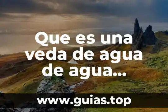 Que es una red de abastecimiento de agua potable 3 Que es una veda de agua de agua potable