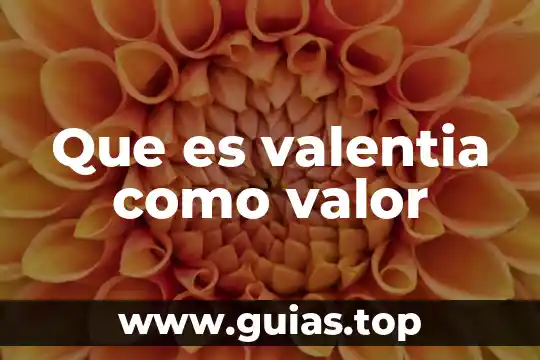 Qué es un símbolo de valor 6 Que es valentia como valor