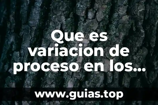Que es variacion lineal concepto 3 Que es variacion de proceso en los sistemas electricos