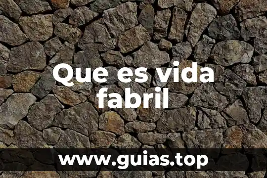 Que es mandala de la vida 6 Que es vida fabril