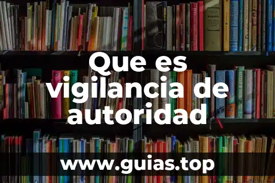 Que es proceso de delegación de autoridad 3 Que es vigilancia de autoridad