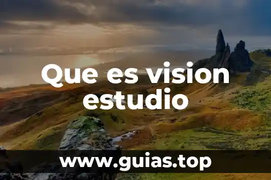Botón de disparo con visión en directo que es 3 Que es vision estudio