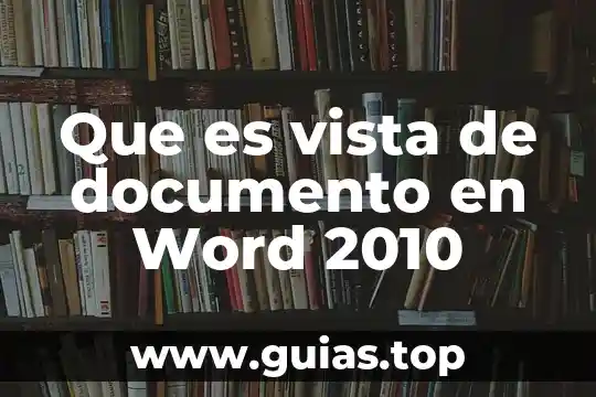 Que es el color distintos tipos de vista 8 Que es vista de documento en Word 2010