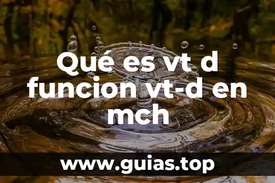 Nombres d personas lugares etc que es verbo 6 Qué es vt d funcion vt-d en mch