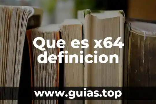 Qué es gesticular definición 4 Que es x64 definicion