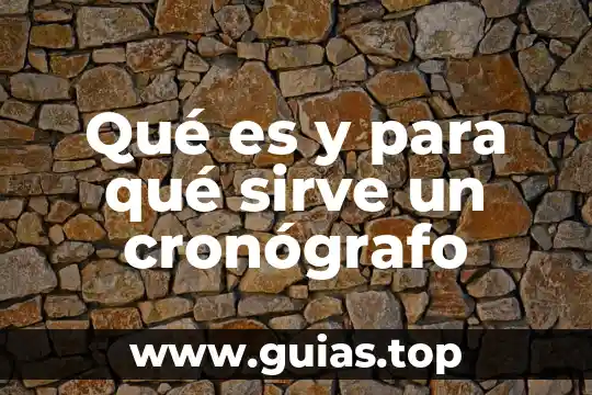 Para que es importante saber la concentración de un compuesto 8 Qué es y para qué sirve un cronógrafo