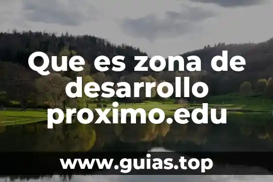Que es zona libre en la frontera 8 Que es zona de desarrollo proximo.edu