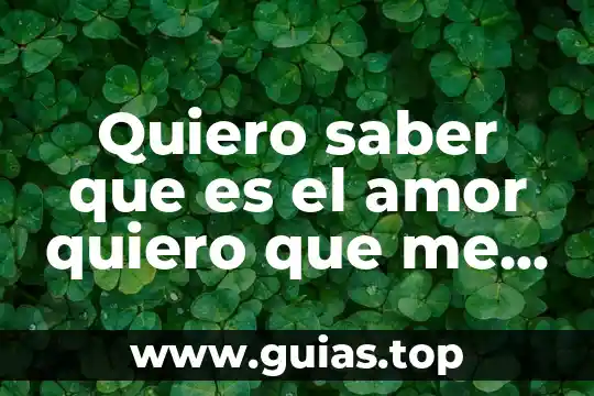 Tantra que es el amor 3 Quiero saber que es el amor quiero que me enseñes