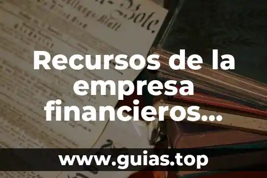 Intermediarios financieros que es clasificación proceso y tipos 5 Recursos de la empresa financieros que es