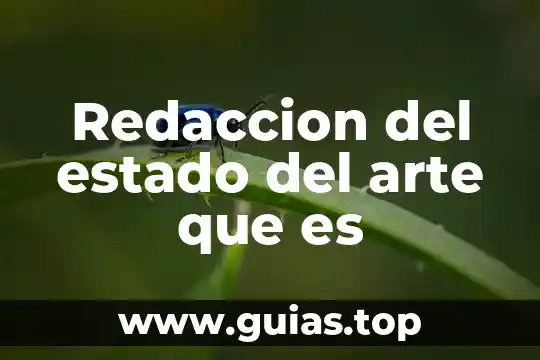 Qué es nivel de energía y el estado fundamental 8 Redaccion del estado del arte que es