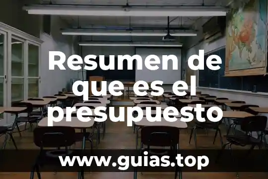 Qué es una carpeta interna en informática 4 Resumen de que es el presupuesto