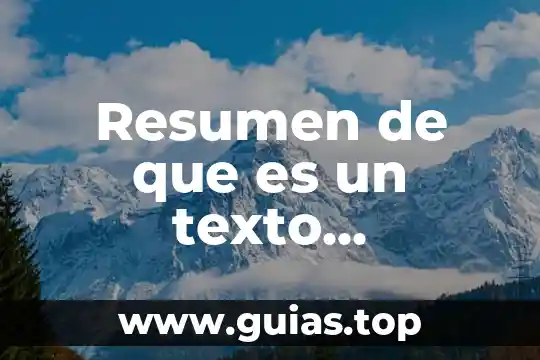 Que es un articulo informativo ciencias de la comunicacion 7 Resumen de que es un texto informativo