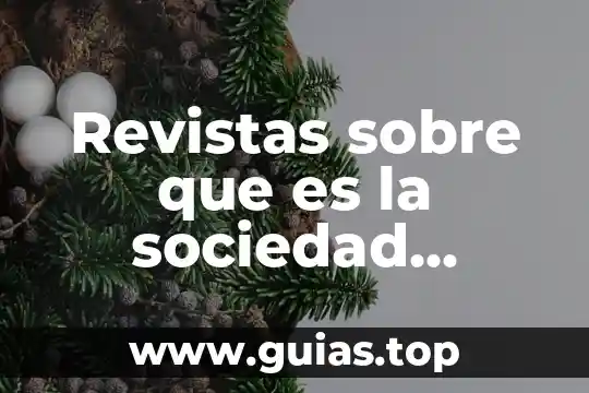 Que es una portada y el indice 4 Revistas sobre que es la sociedad portada filosofica
