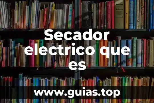 Que es rango en un circuito electrico 6 Secador electrico que es