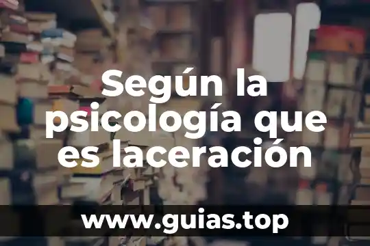 Qué es la santa cena según la biblia 4 Según la psicología que es laceración
