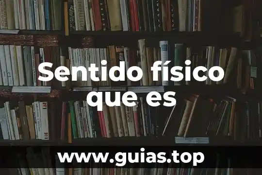 Que es narrador físico 3 Sentido físico que es