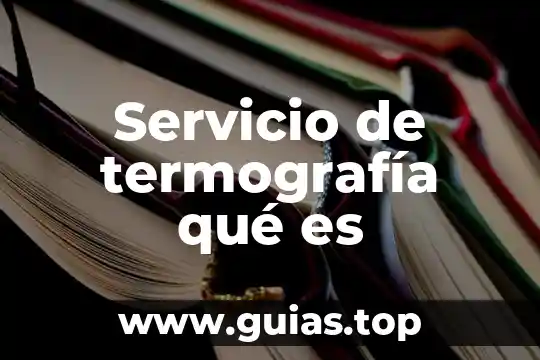 Servicio de termografía qué es