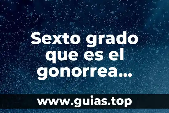 Qué es un número primo sexto grado 5 Sexto grado que es el gonorrea diccionario