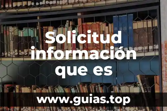 Que es c.p en una solicitud 8 Solicitud información que es