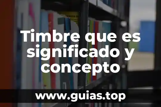 Qué es supinación concepto 4 Timbre que es significado y concepto