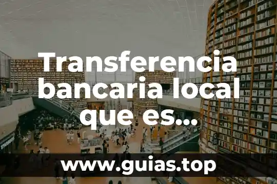 En una transferencia bancaria que es el concepto 7 Transferencia bancaria local que es definicion