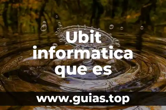 Que es color en informatica 5 Ubit informatica que es