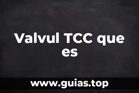 Que es listado de cuadros en una tesis 3 Valvul TCC que es