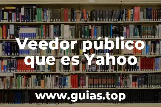 Que es una idea abstracta yahoo 6 Veedor público que es Yahoo