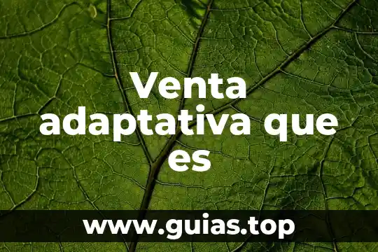 Stocks de venta que es 6 Venta adaptativa que es