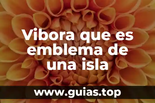 Que es c.q.d 5 Vibora que es emblema de una isla