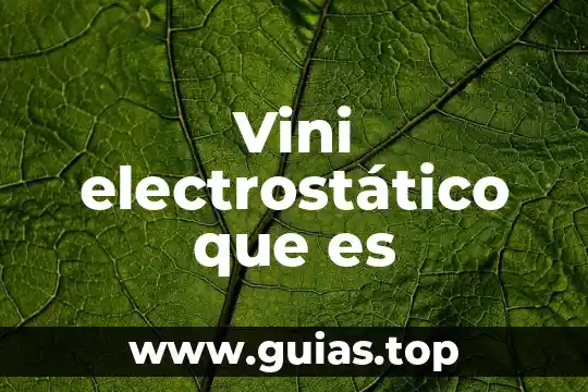 Que es un intermediarios libres 4 Vini electrostático que es