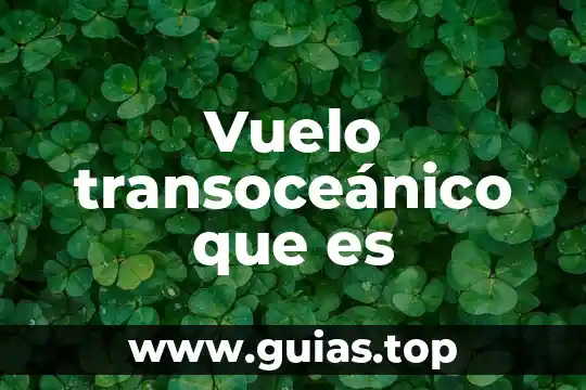 Que es espacio de color cie lab 5 Vuelo transoceánico que es