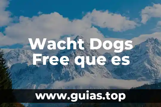 Que es ser su free 3 Wacht Dogs Free que es