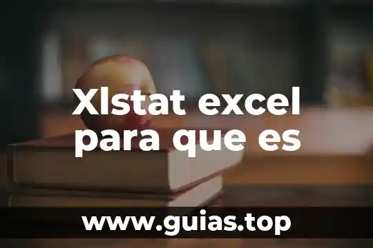 Que es una varianza en excel 6 Xlstat excel para que es