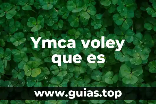 Que es un relacionismo 6 Ymca voley que es